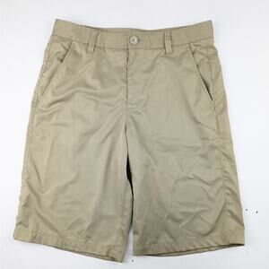 Under Armour Boys Khaki Golf Shorts - Youth 16